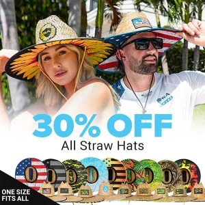 30% OFF STRAW HATS