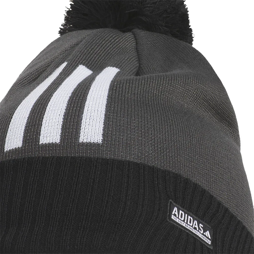 adidas COLD.RDY Three Stripe Pom Beanie - Grey Six