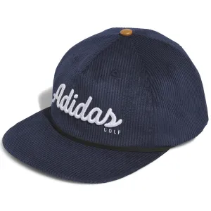 adidas Corduroy Leather 5-Panel Rope Cap - Collegiate Navy