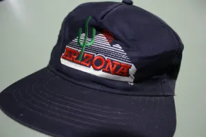 Arizona Cactus Sunset Vintage 80's Adjustable Snap Back Hat