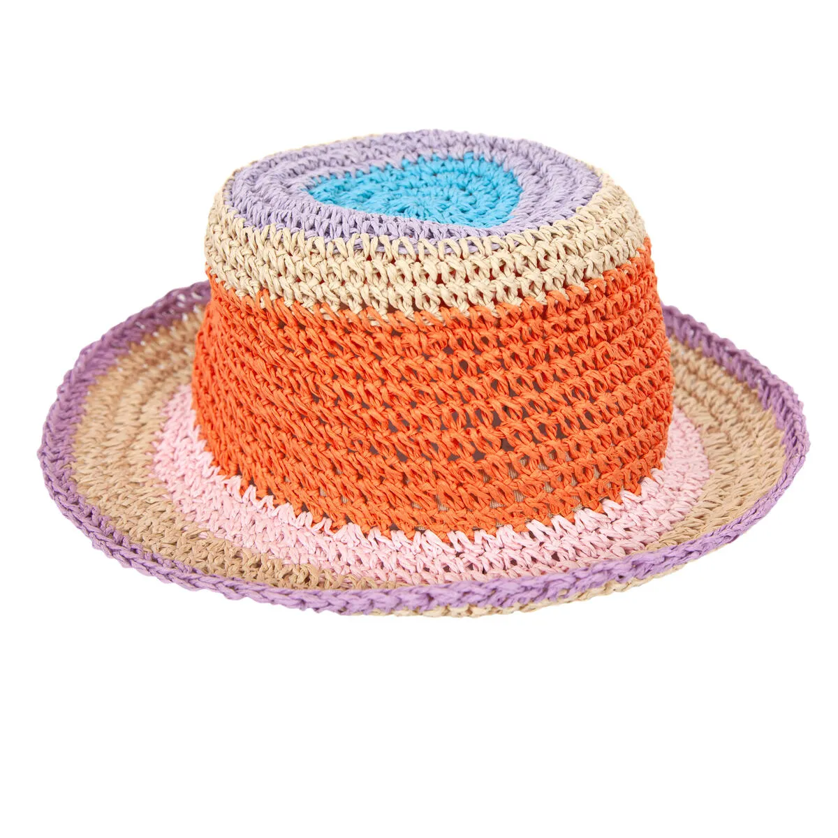 Astrid Crochet Straw Hat