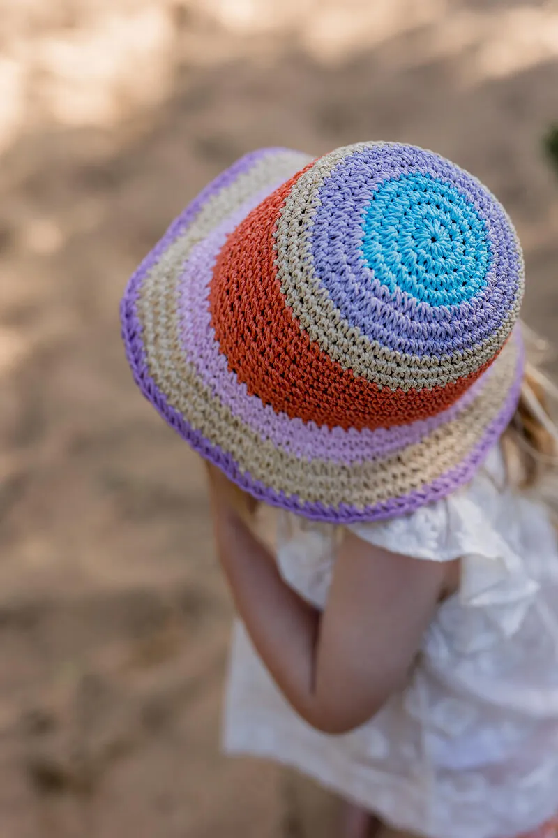 Astrid Crochet Straw Hat