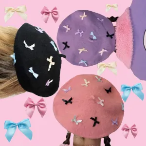 Bow Berets - 3 colours