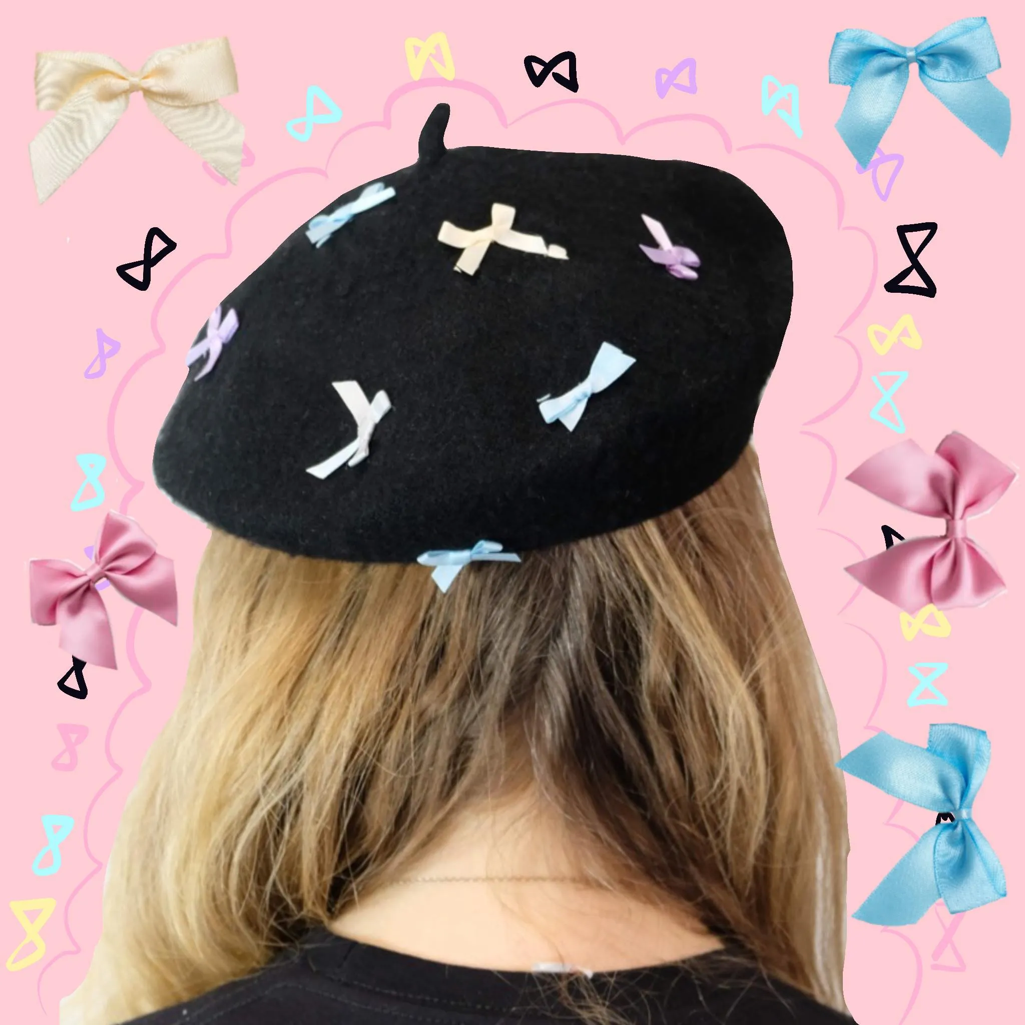 Bow Berets - 3 colours