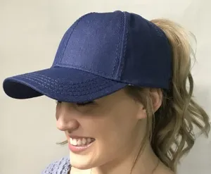 BT-2 DENIM PONY CAP