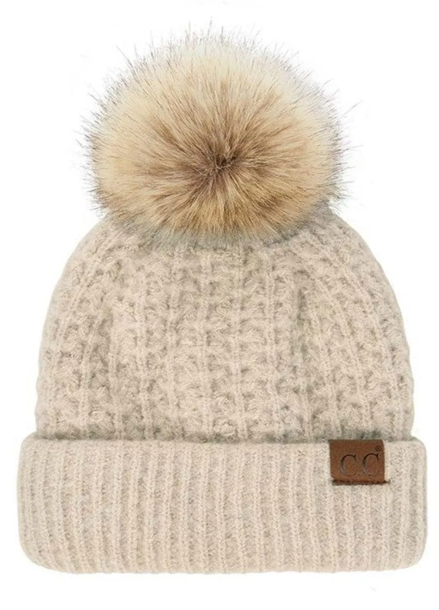 C.C Beanie with Pom