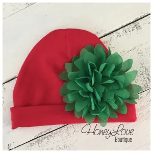 Christmas newborn beanie/hat