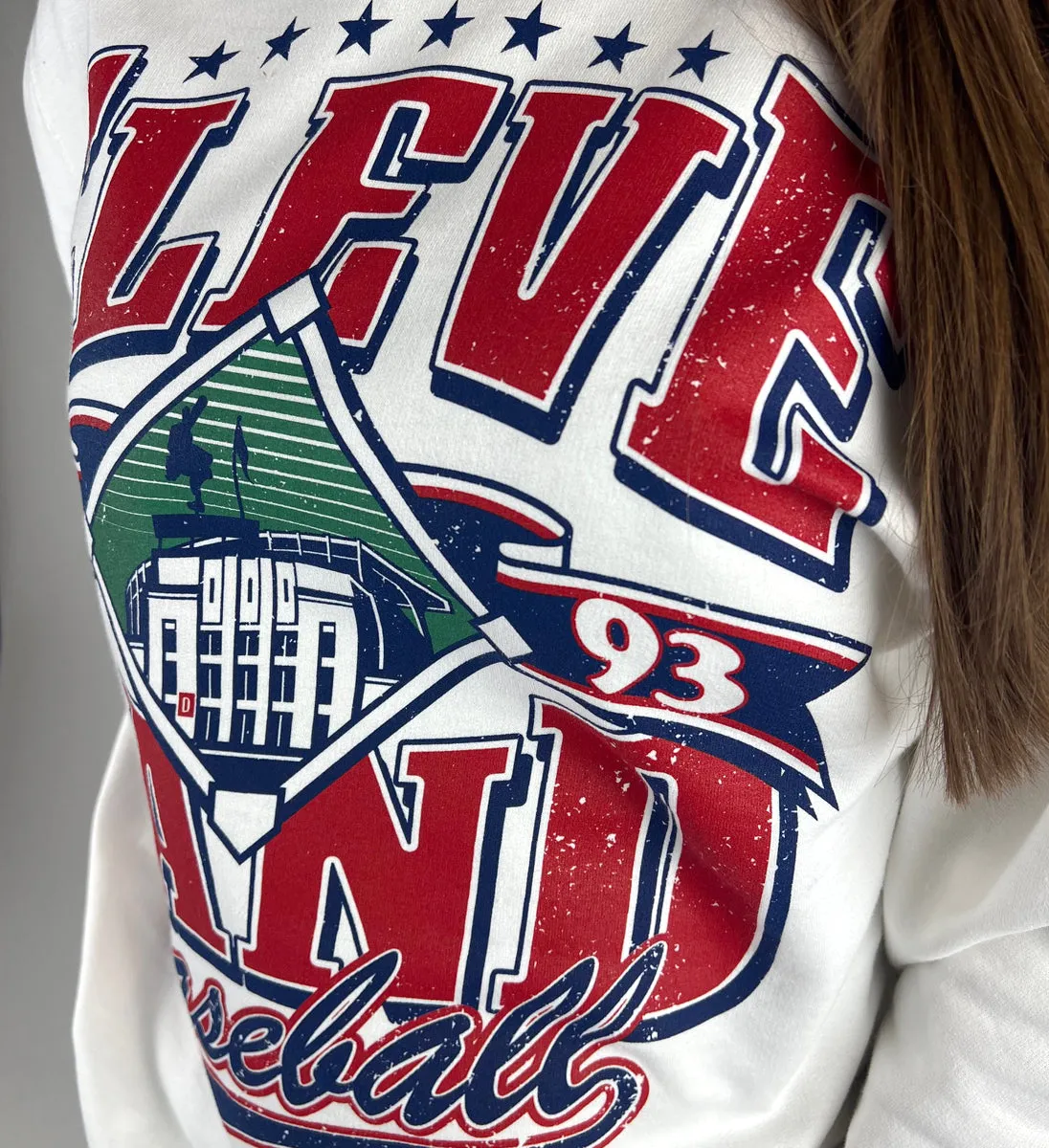 Cleveland Baseball Retro Crew Sweatshirt