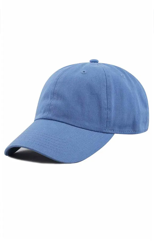 DBH140 Newhattan 100% Cotton Solid Baseball Caps