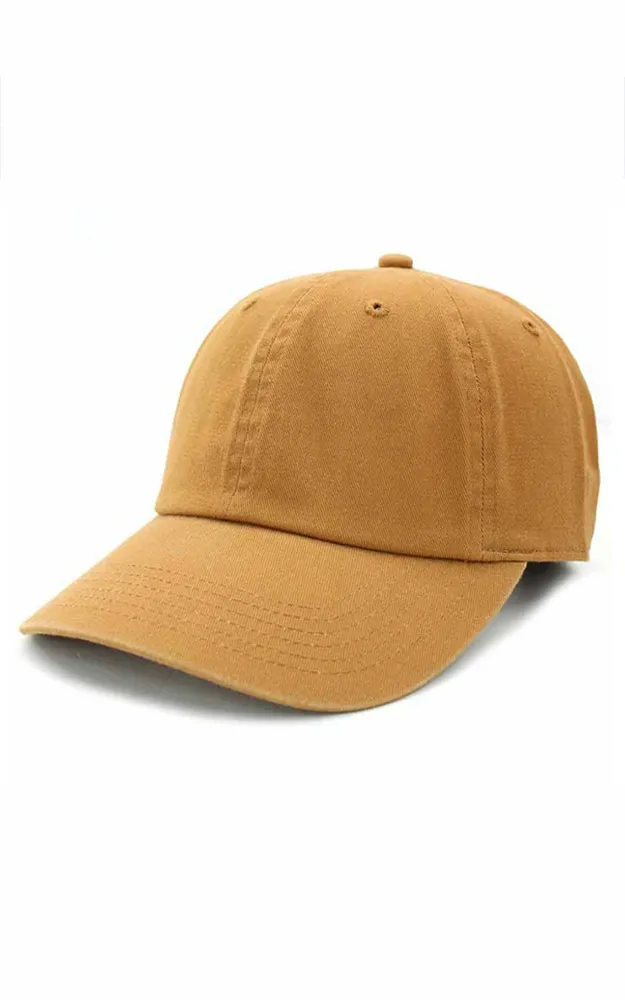 DBH140 Newhattan 100% Cotton Solid Baseball Caps