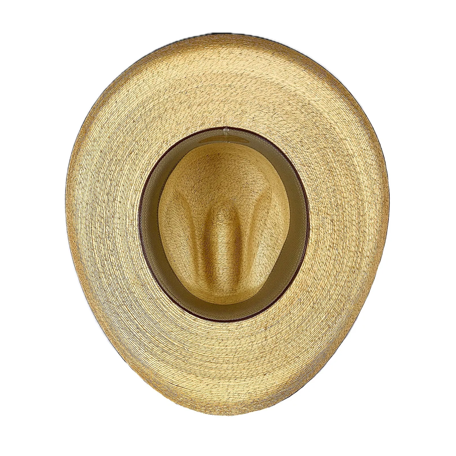 Fine Palm Straw Golden Gus Western Cowboy Hat