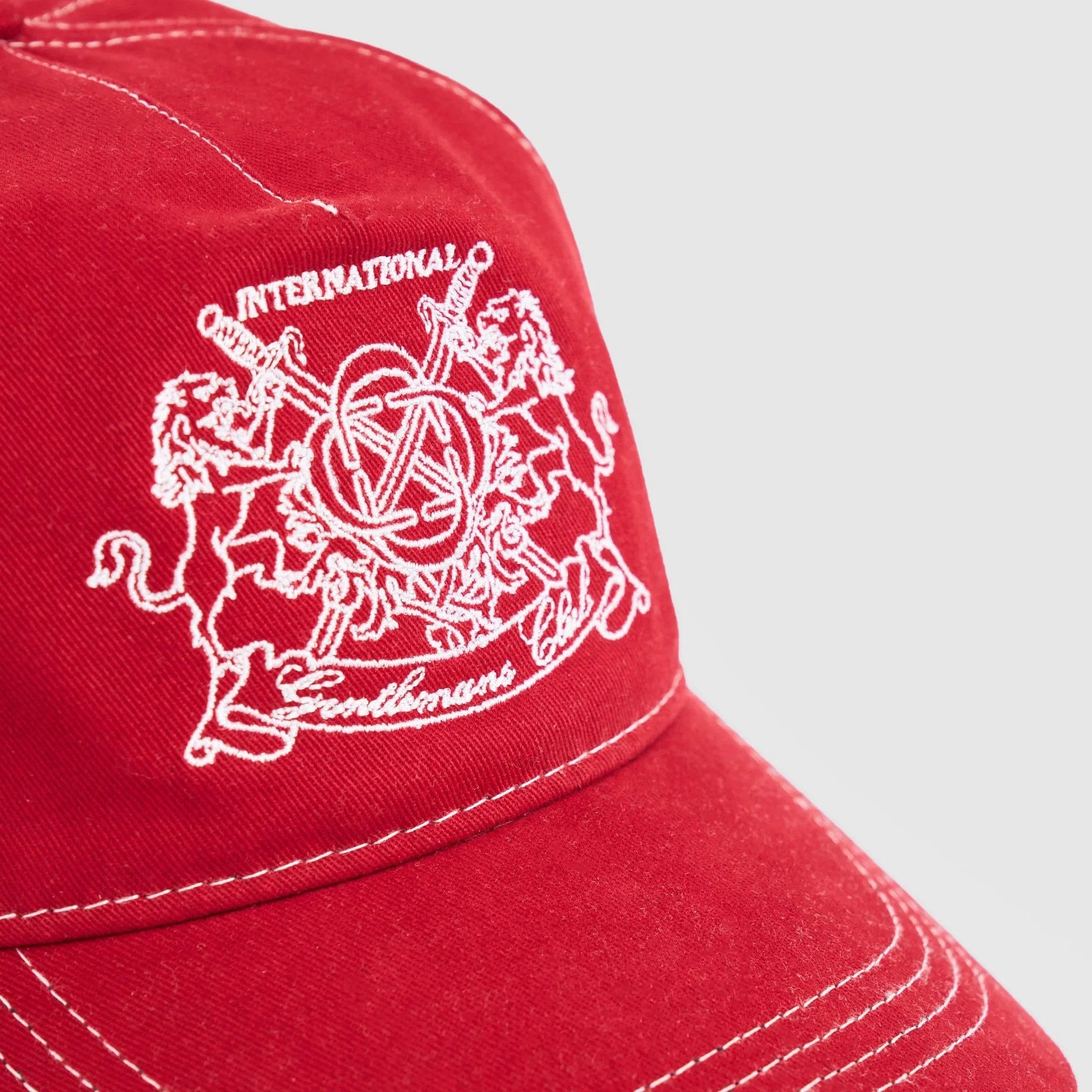 Gentlemen's Club Hat (Red/White)