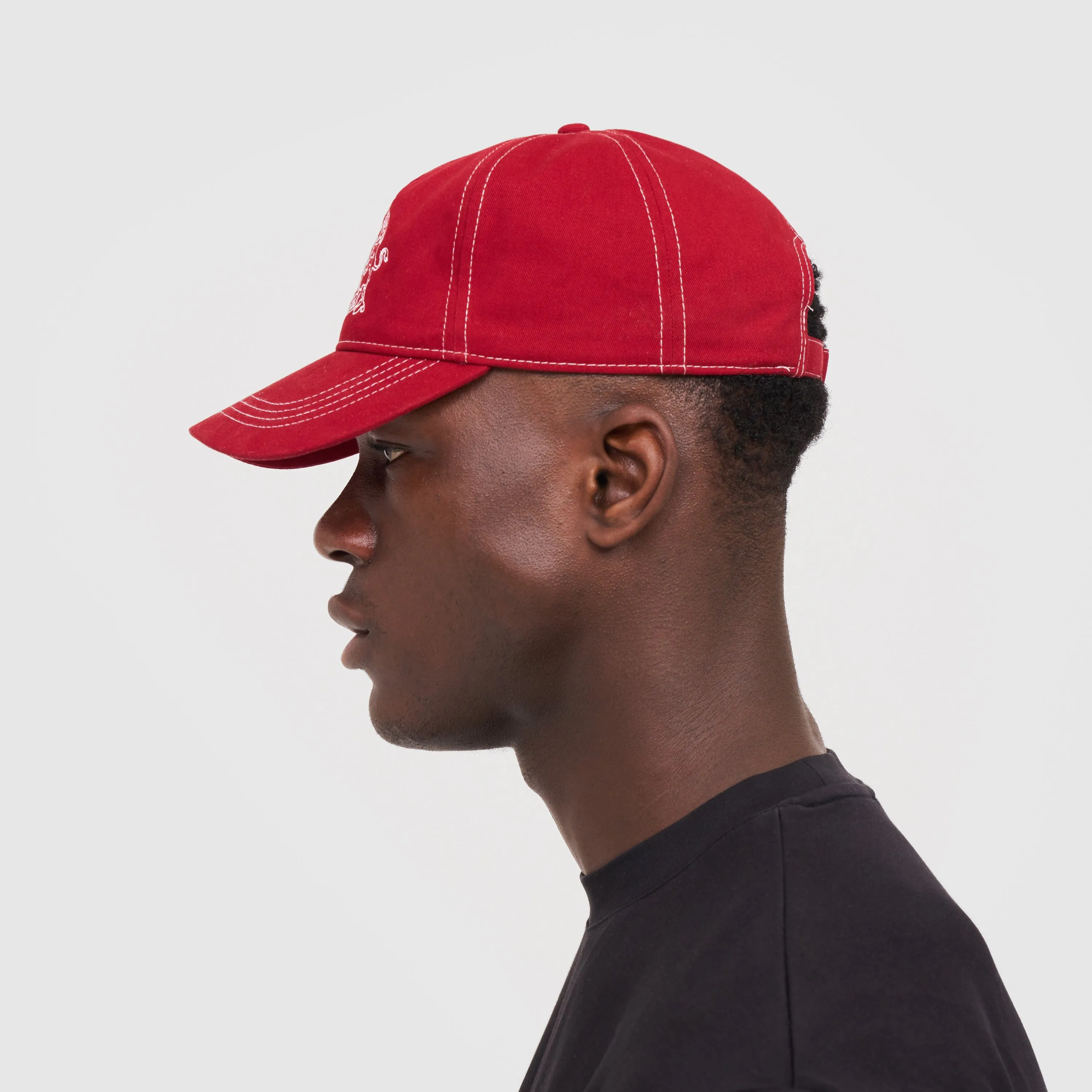 Gentlemen's Club Hat (Red/White)