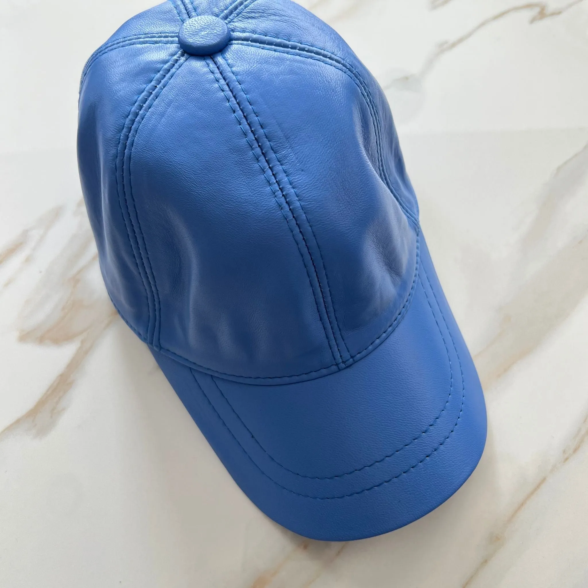 Genuine Leather Caps Valeri