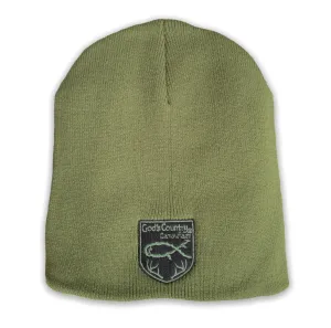 God's Country Olive Green Beanie