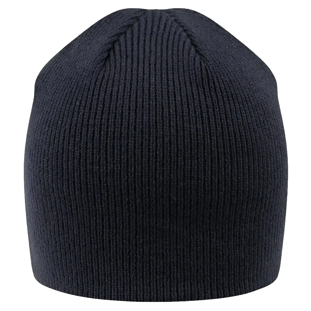 Jeff Rib Beanie - Navy by Blaser