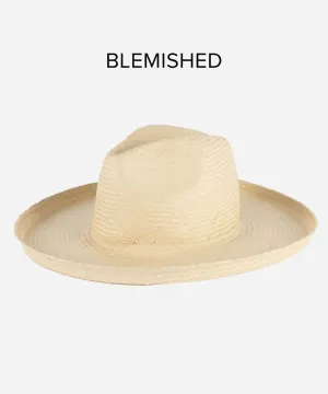 Penny Pencil Brim Fedora - Natural BLEMISHED