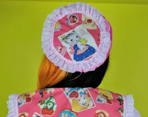 Pink Kitsch Kittens Beret