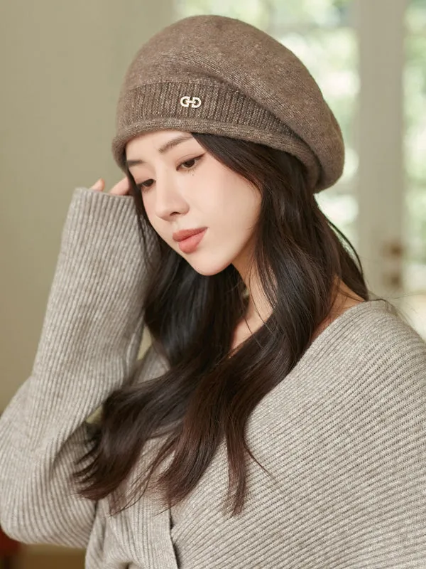 Pleated Beret Hat Knitted Hats