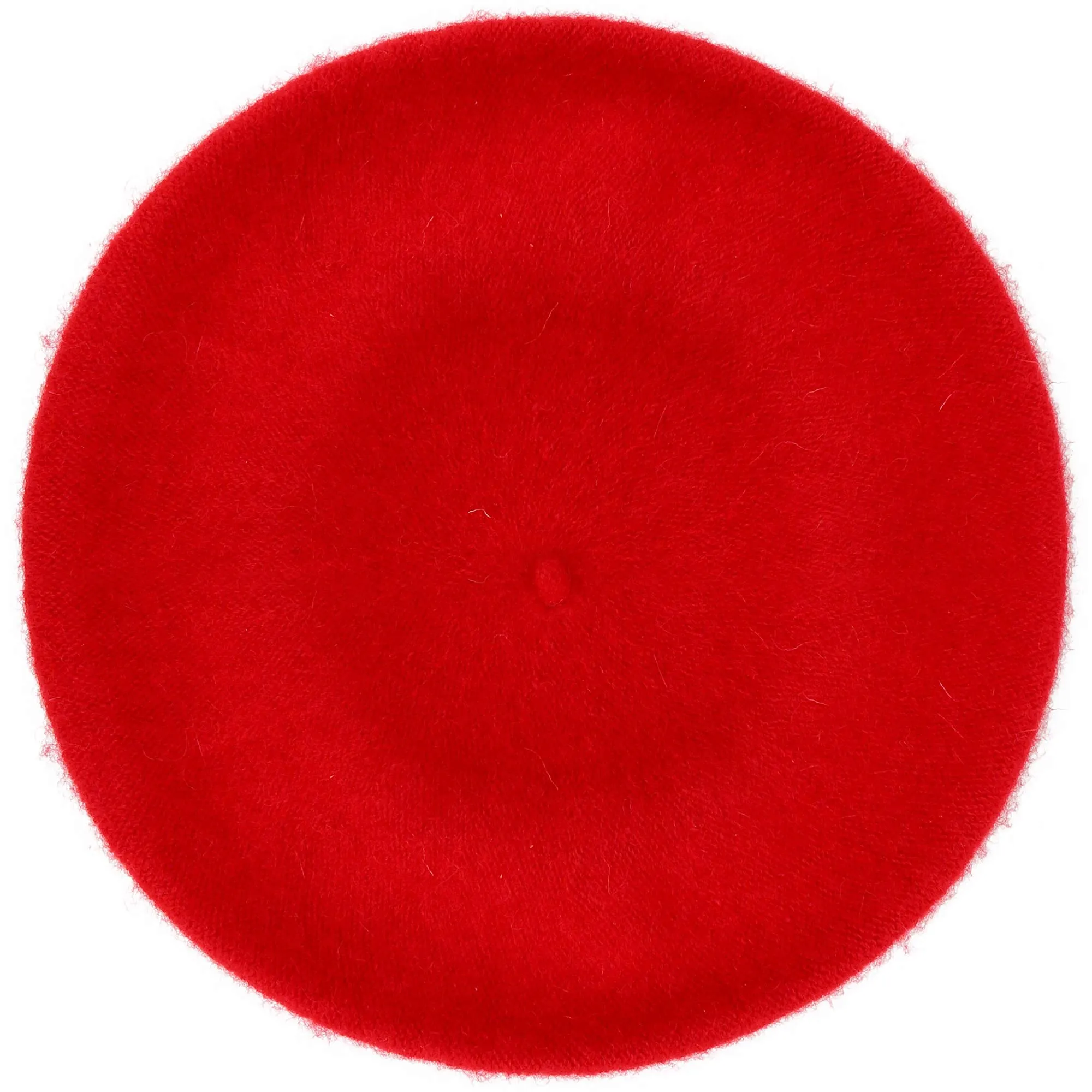 Red French Style Beret - Women's Classic Beret Hat for Casual Use - 1 Piece