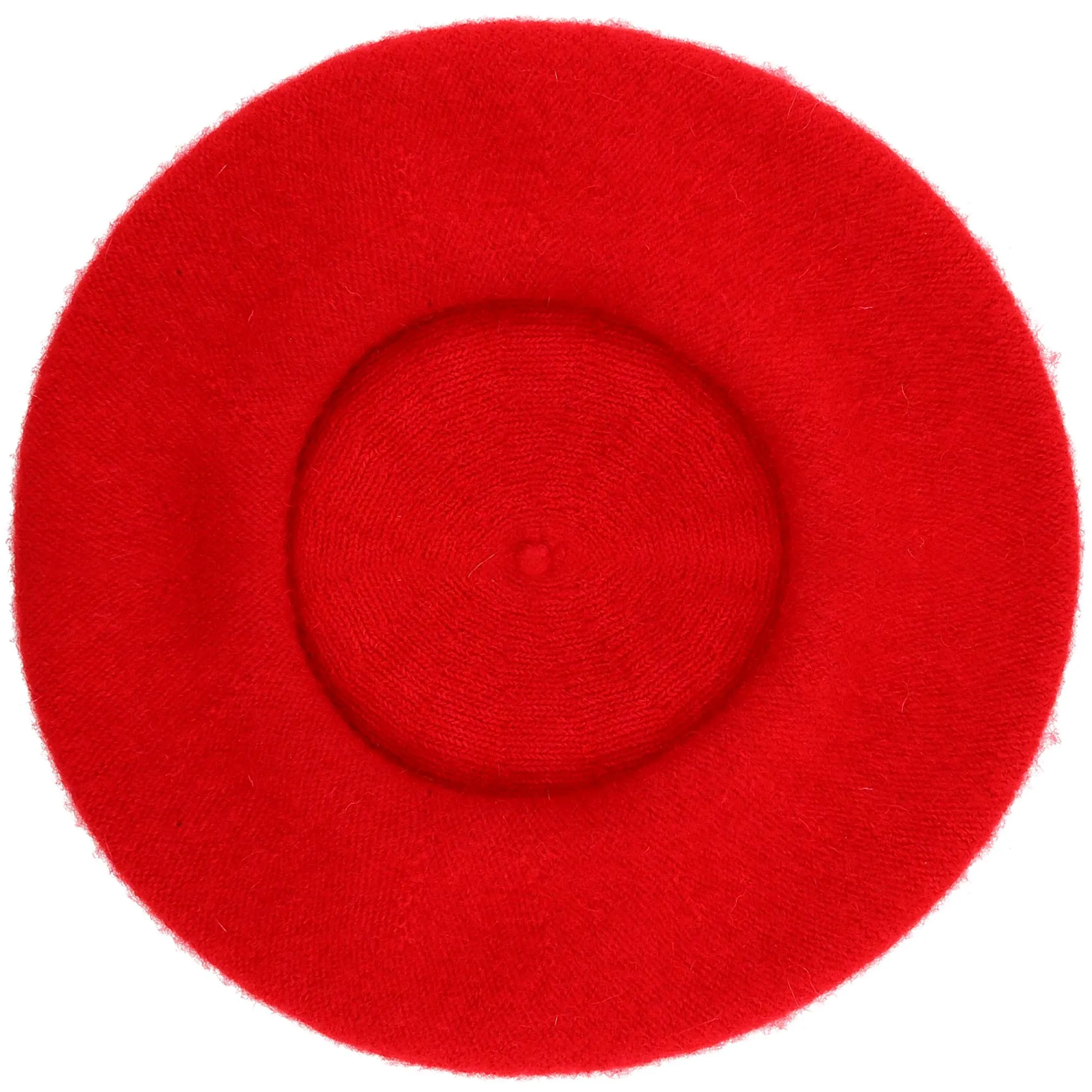 Red French Style Beret - Women's Classic Beret Hat for Casual Use - 1 Piece