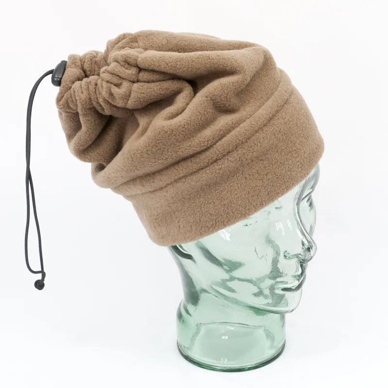 Snood-ish Hat. New. Beige.