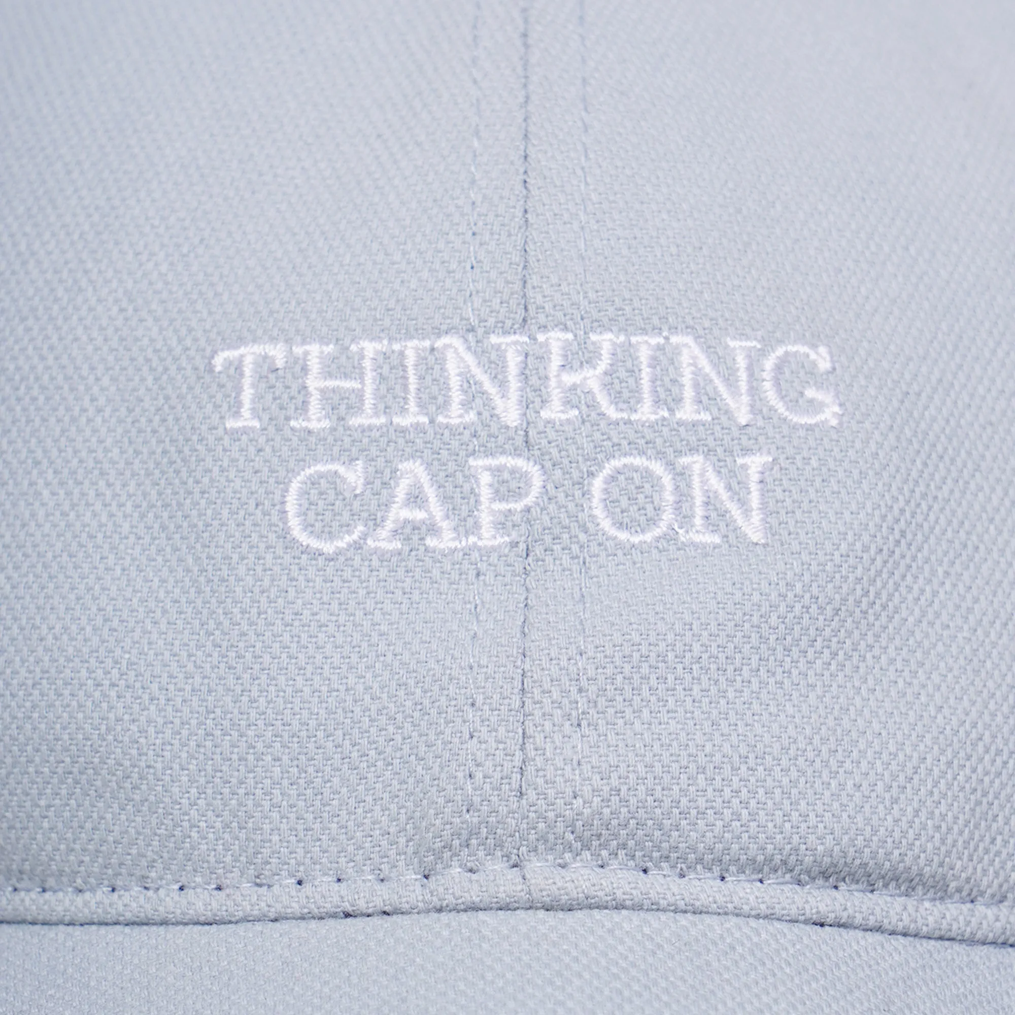 Thinking Cap On Embroidered Cap