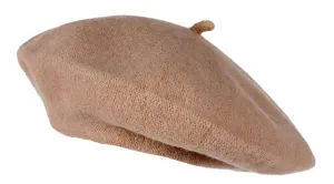 TopHeadwear French Wool Beret, Camel