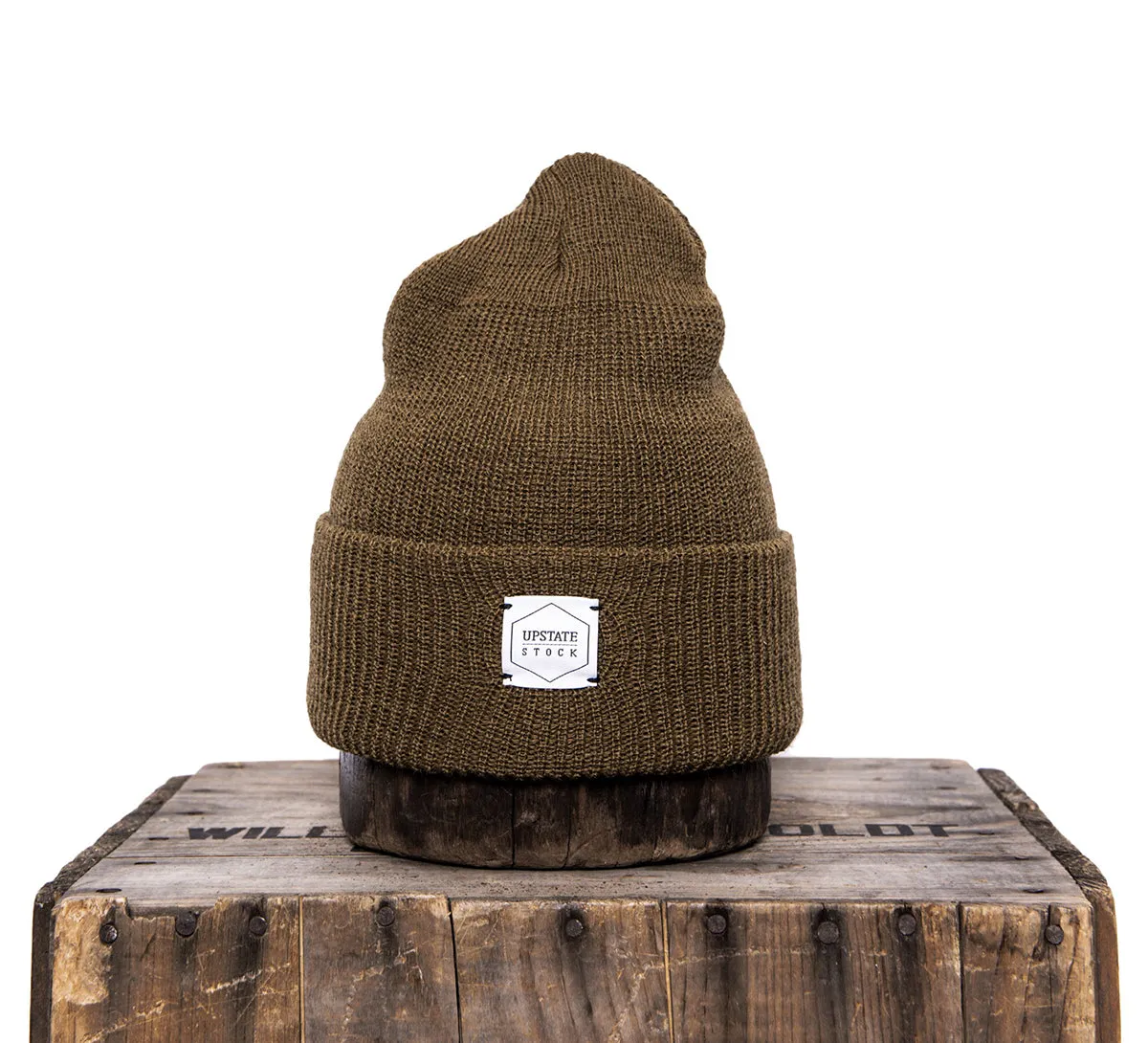 Upstate Stock 100% Wool Watchcap - Coyote