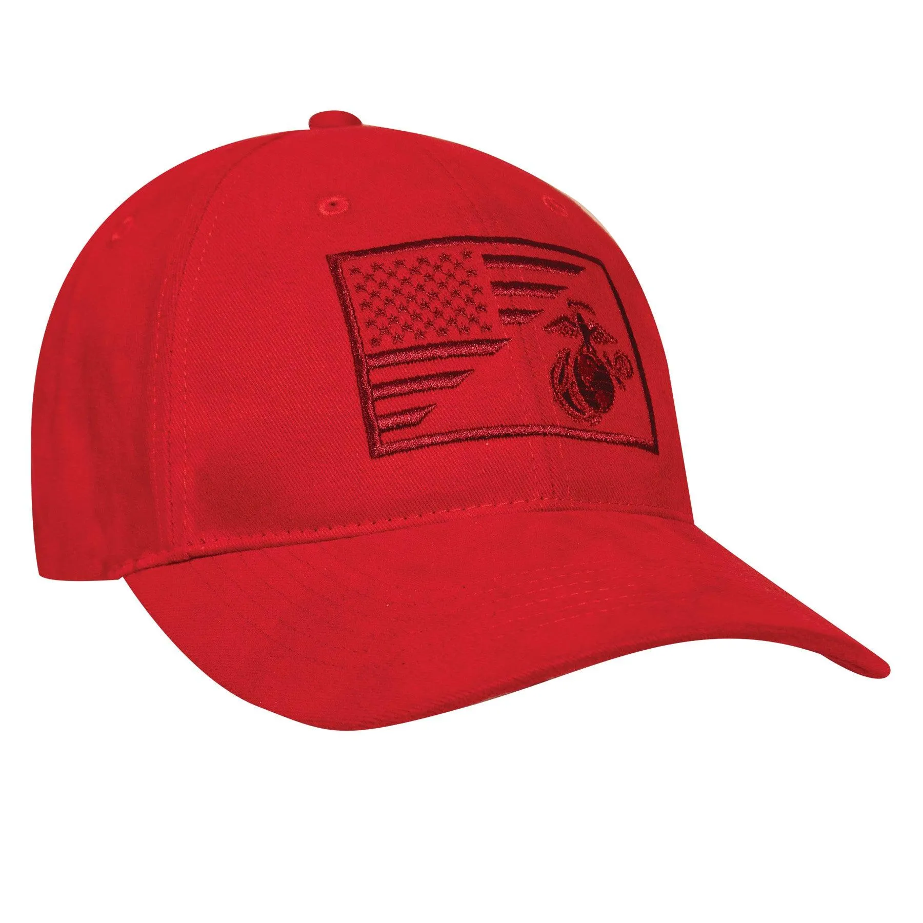 USMC Eagle, Globe and Anchor / US Flag Low Pro Cap